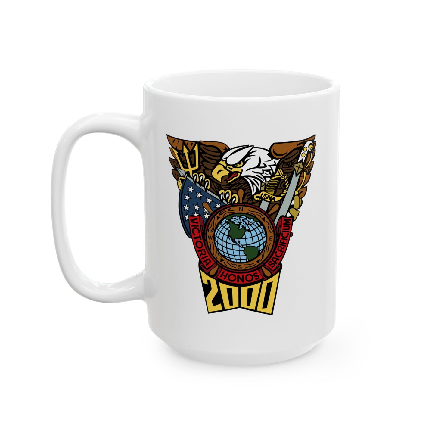 Patriotic Ceramic Mug for Coffee Lovers, Perfect for Gifting, 4th of July, Memorial Day, Home & Office Decor, Collectible Mug