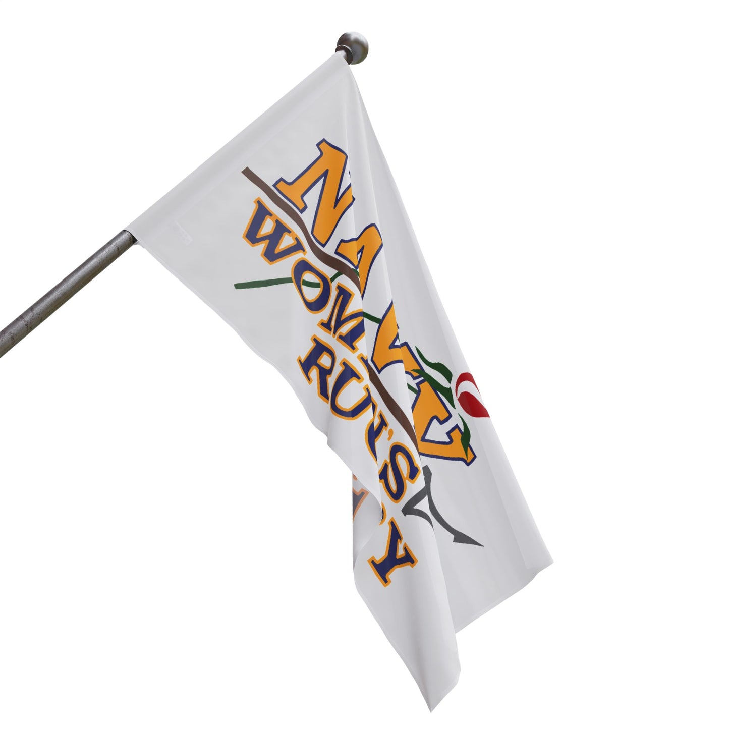 Navy Women's Rugby Flag — Team Pride Banner for Fans & Players