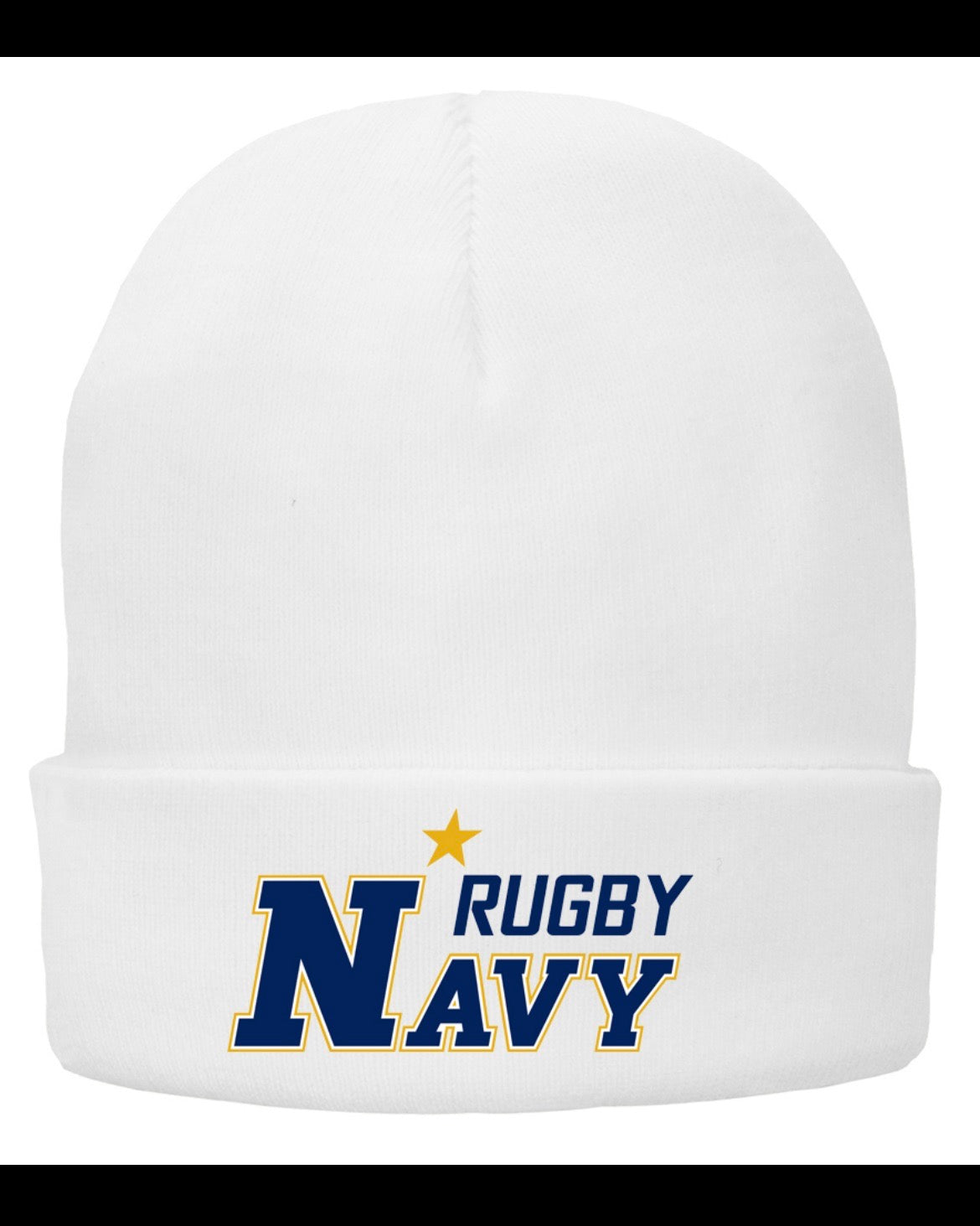 Knit Hat Navy Rugby