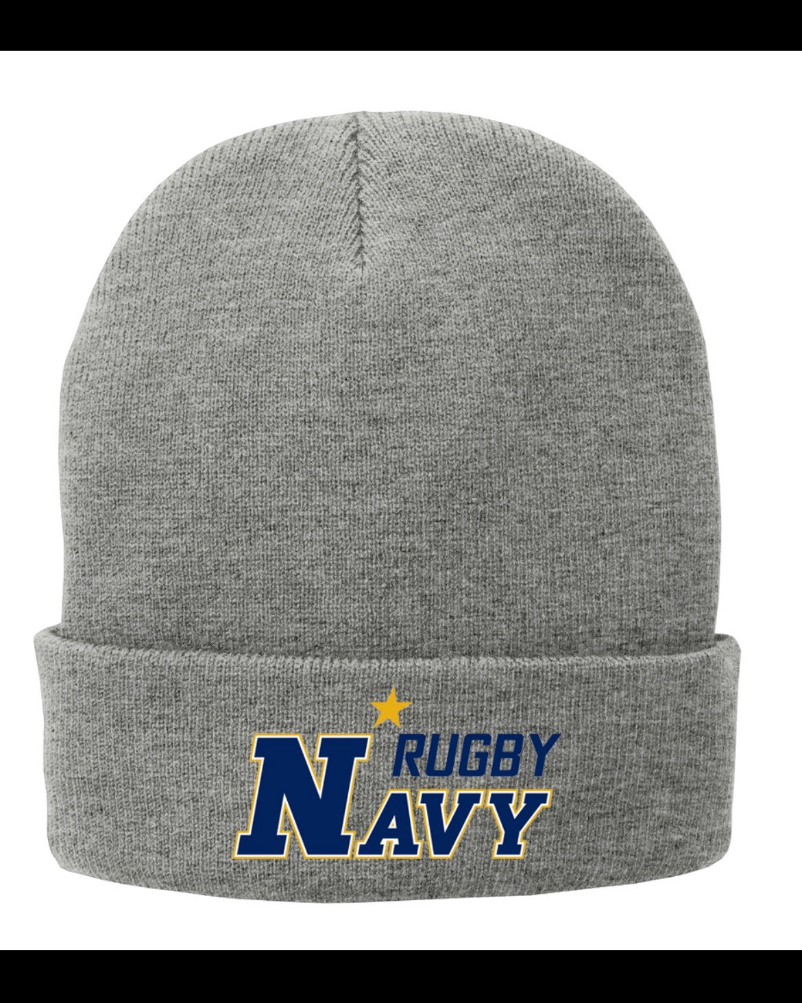 Knit Hat Navy Rugby