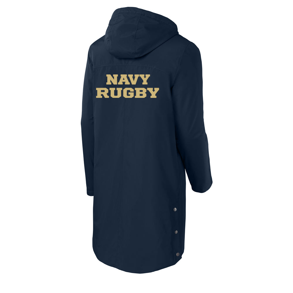 Navy Rugby Waterproof Parka