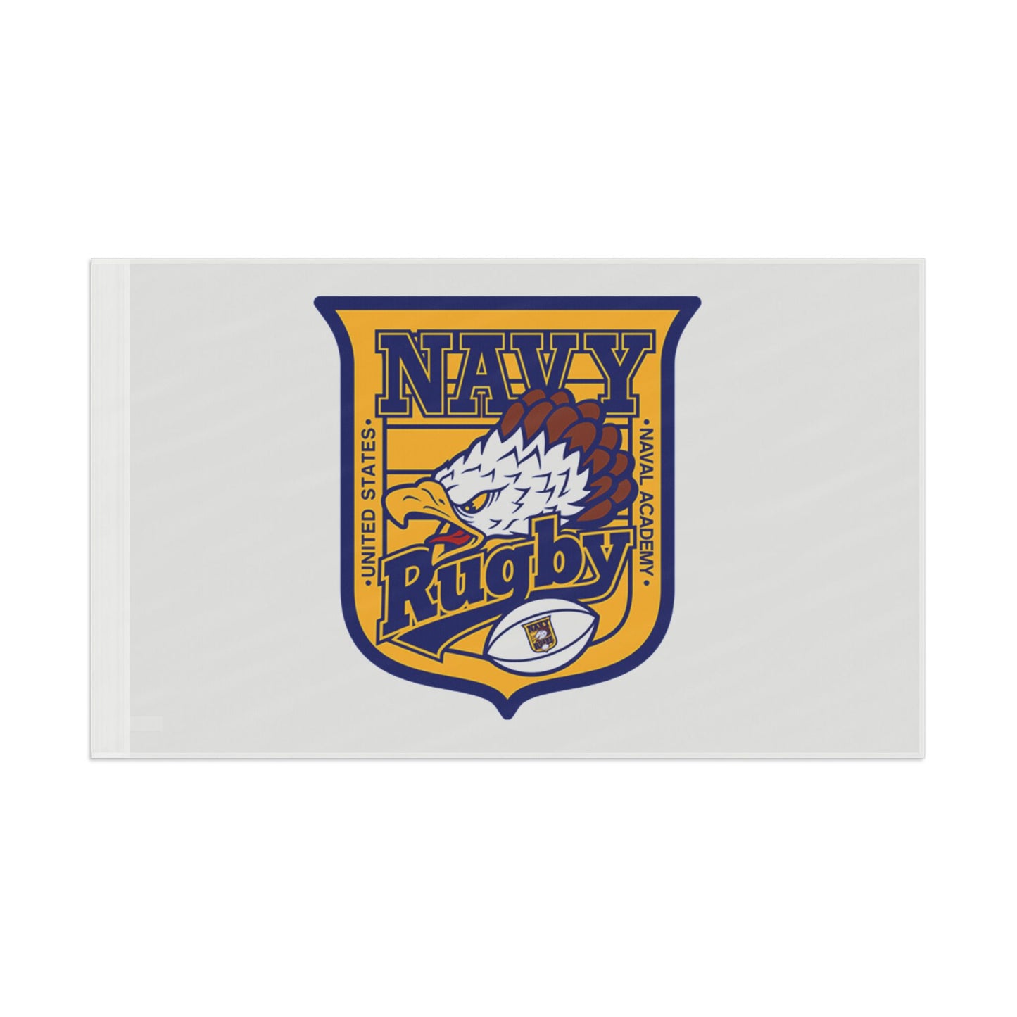Navy Rugby Flag — Team Pride Banner for Fans & Players