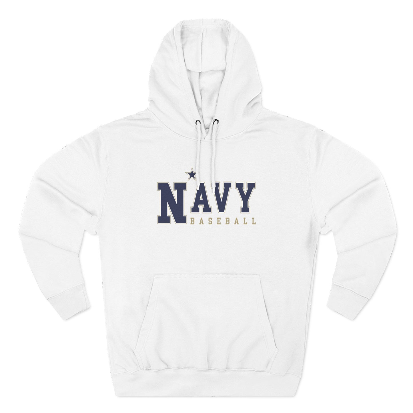Navy Baseball Premium Hoodie - Cozy Sweatshirt for Fans, Perfect for Sports Events, Gifts, Casual Wear, and Team Spirit