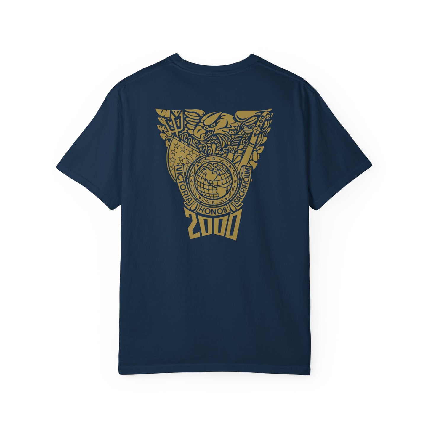 Class of 2000 Single Color Crest T-Shirt Loose Fit