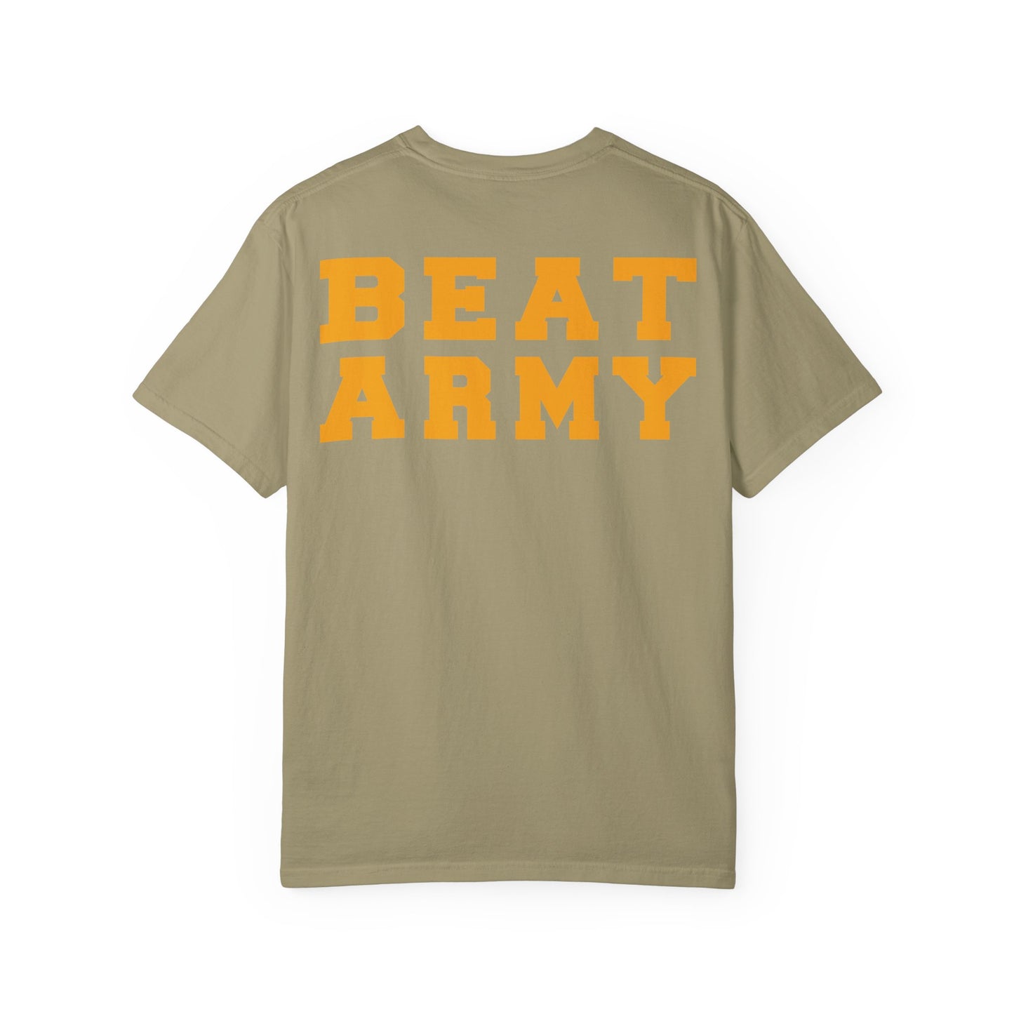 Navy Rugby Gold Crest BEAT ARMY T-Shirt Loose Fit