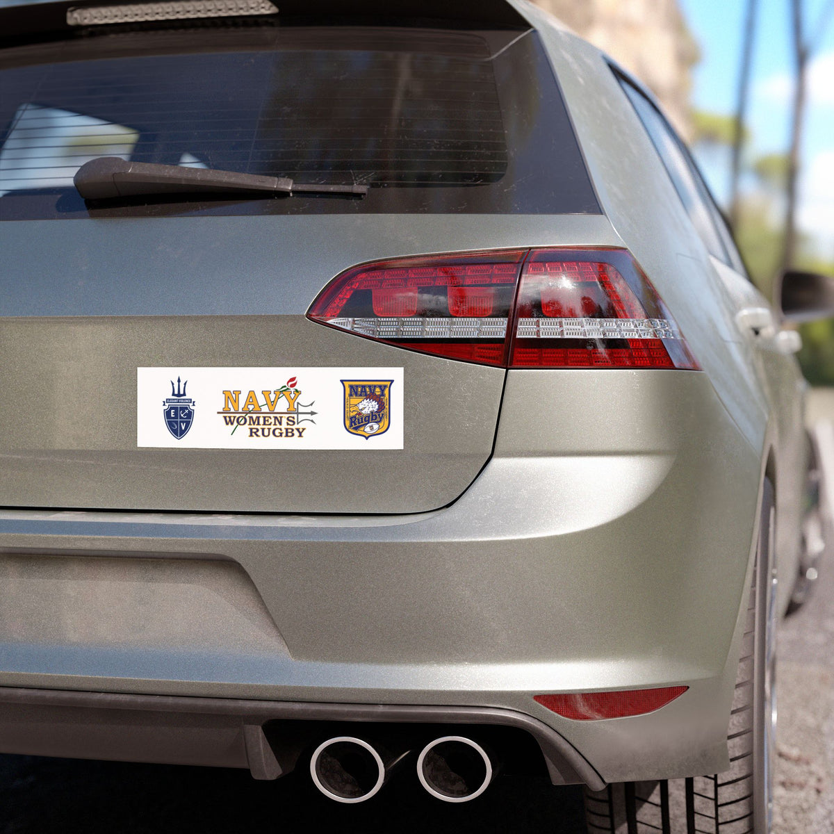 Navy Rugby Car Magnet Strip — Elegant Violence