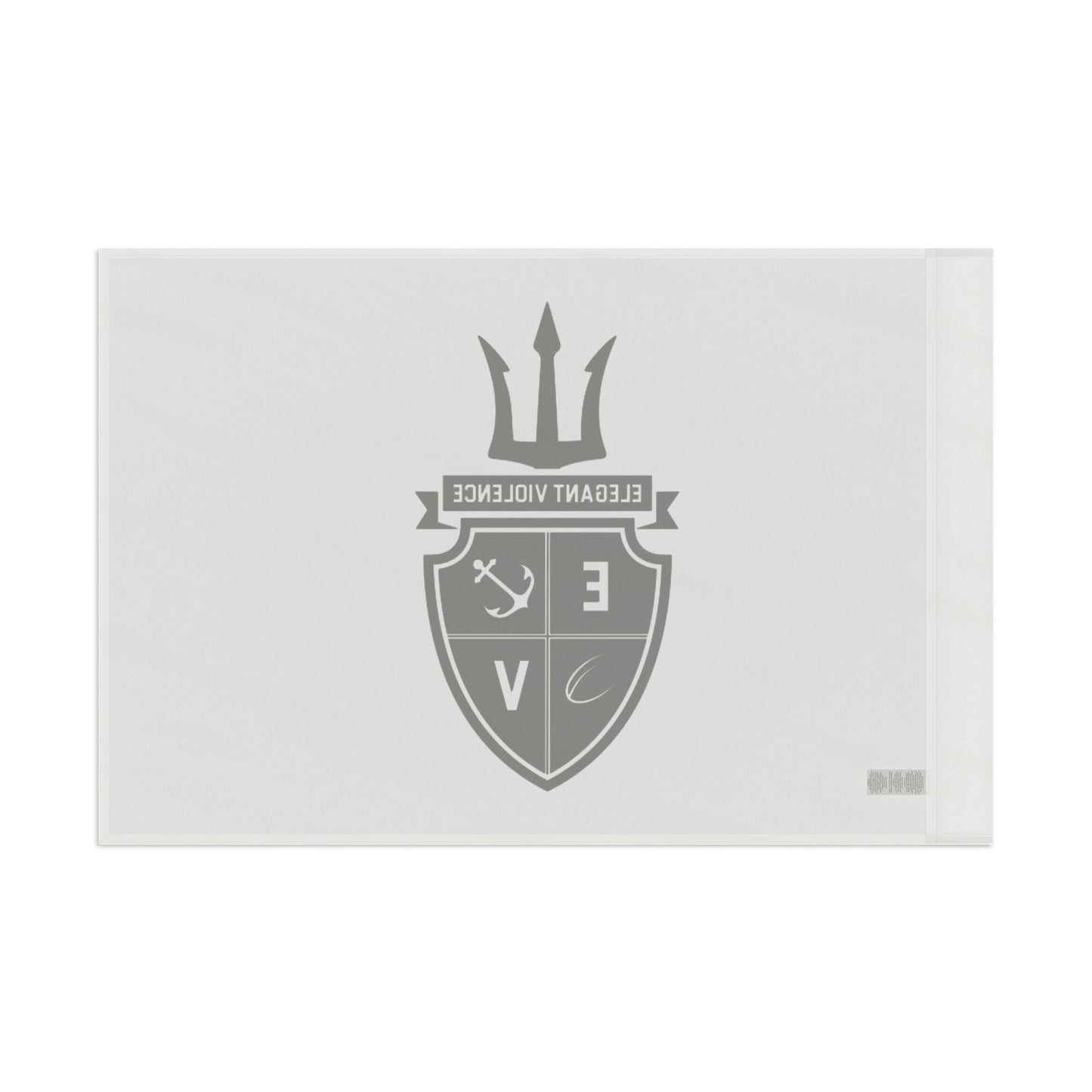 Elegant Violence Rugby Flag — Team Pride Banner for Fans & Players