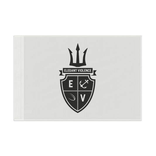 Elegant Violence Rugby Flag — Team Pride Banner for Fans & Players