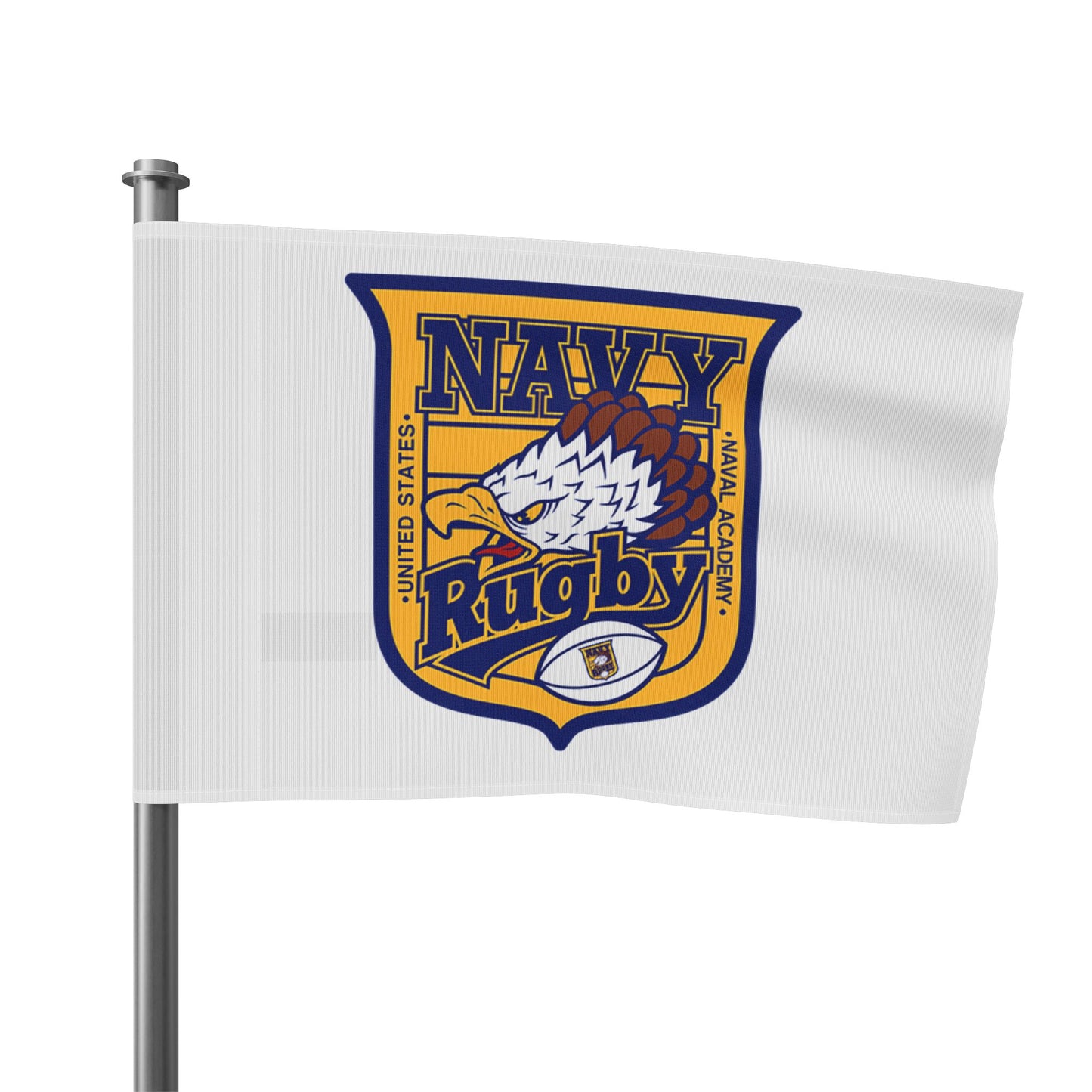 Navy Rugby Flag — Team Pride Banner for Fans & Players