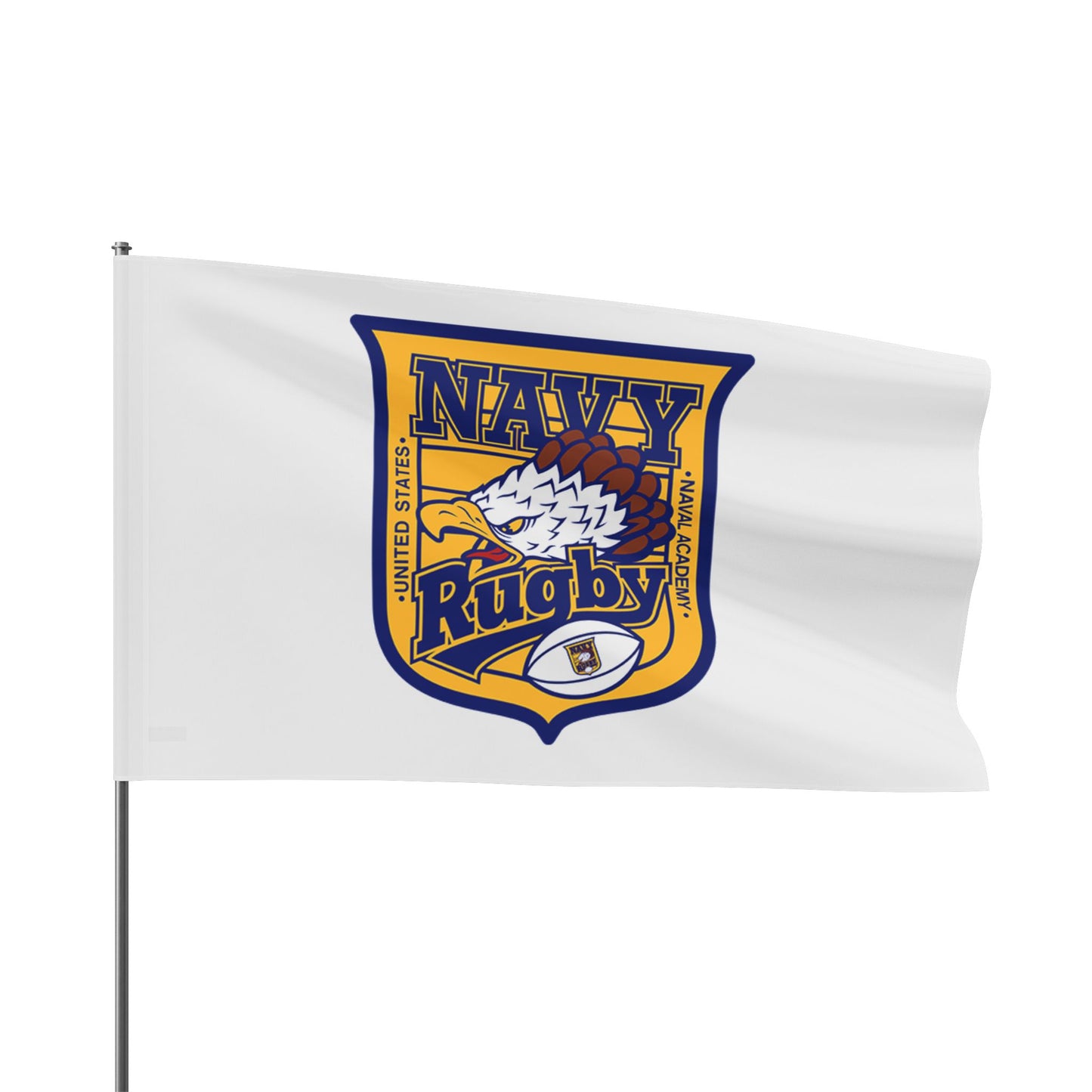 Navy Rugby Flag — Team Pride Banner for Fans & Players