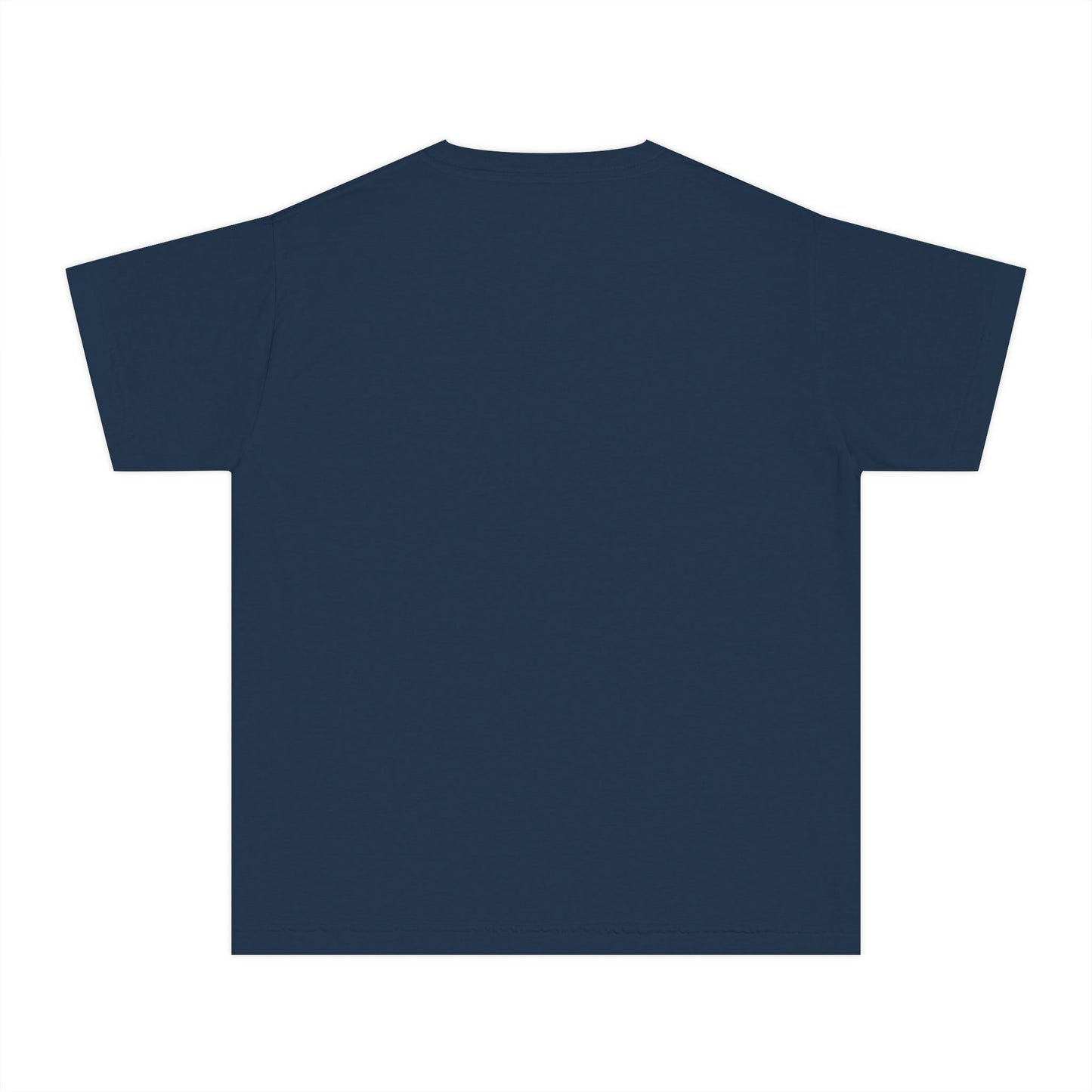 N* Baseball Youth Tee — Navy Baseball Distressed Logo
