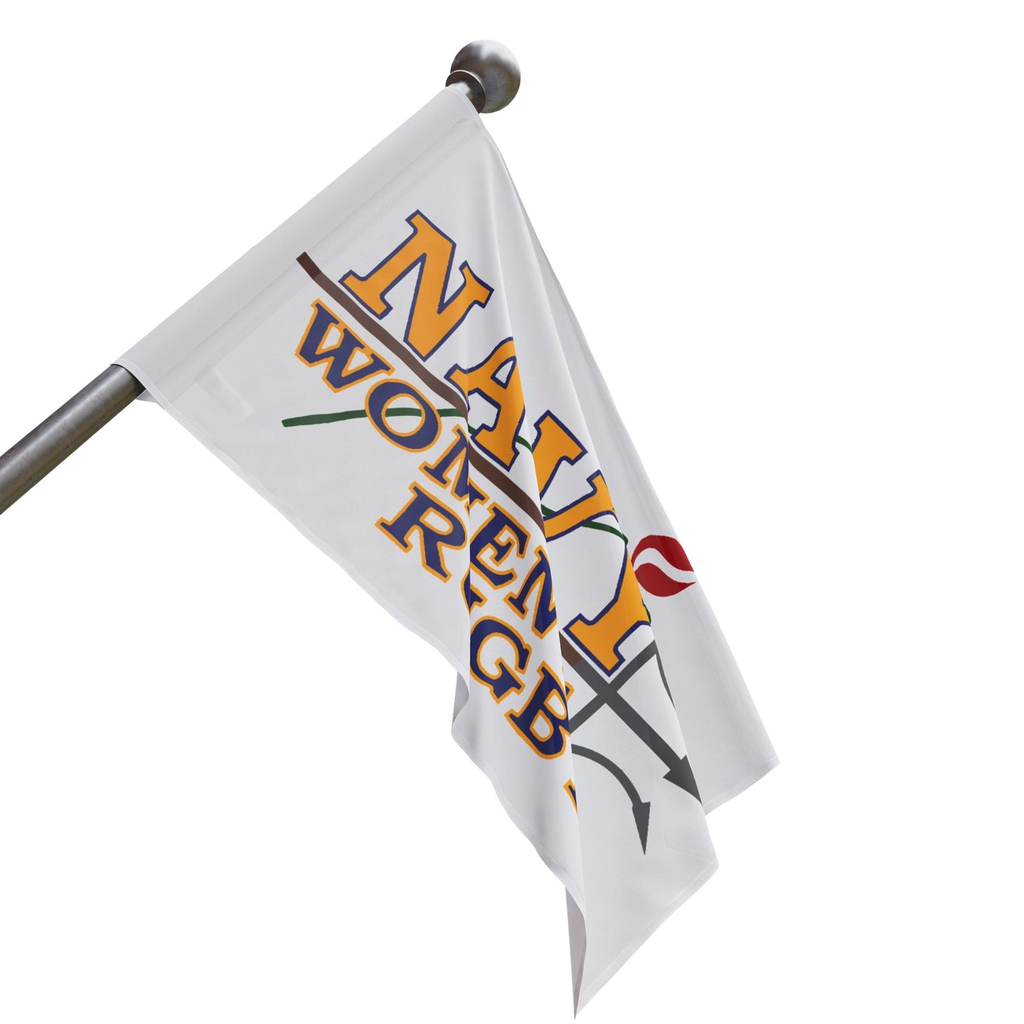 Navy Women's Rugby Flag — Team Pride Banner for Fans & Players