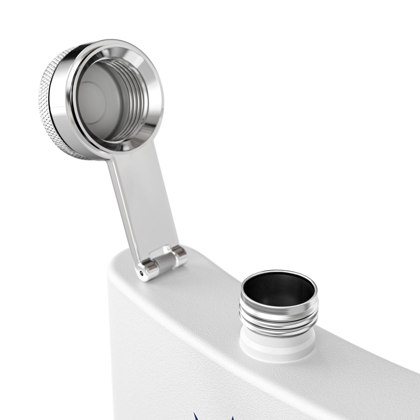 Elegant Violence Crest Stainless Steel Flask — 6oz
