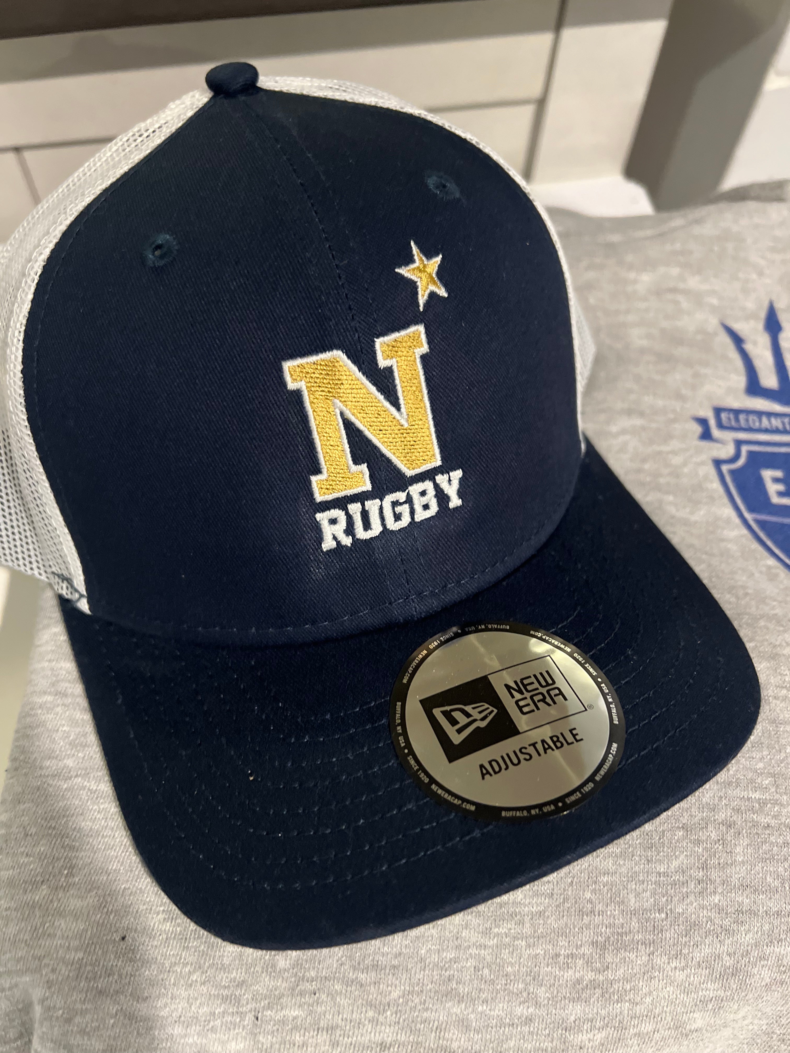 Cool Rugby Hat N* Rugby Trucker Hat – Elegant Violence Navy Rugby Apparel