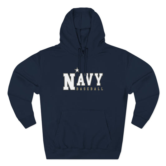 [PREORDER] Lane 7 Navy Baseball Classic Logo Hoodie - Navy / Gold