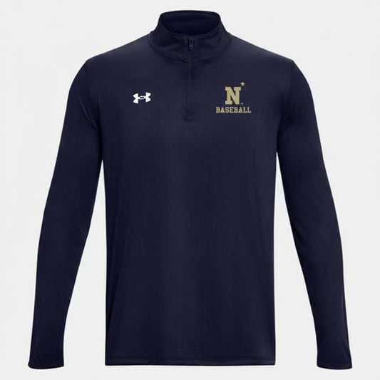 [PREORDER] Under Armour Navy Baseball Lightweight Quarter Zip Pullover
