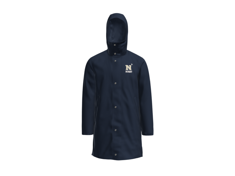 Navy Rugby Waterproof Parka